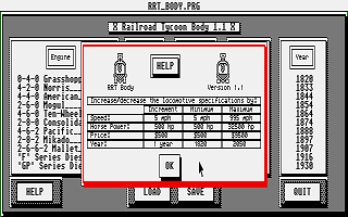 Railroad Tycoon Body atari screenshot